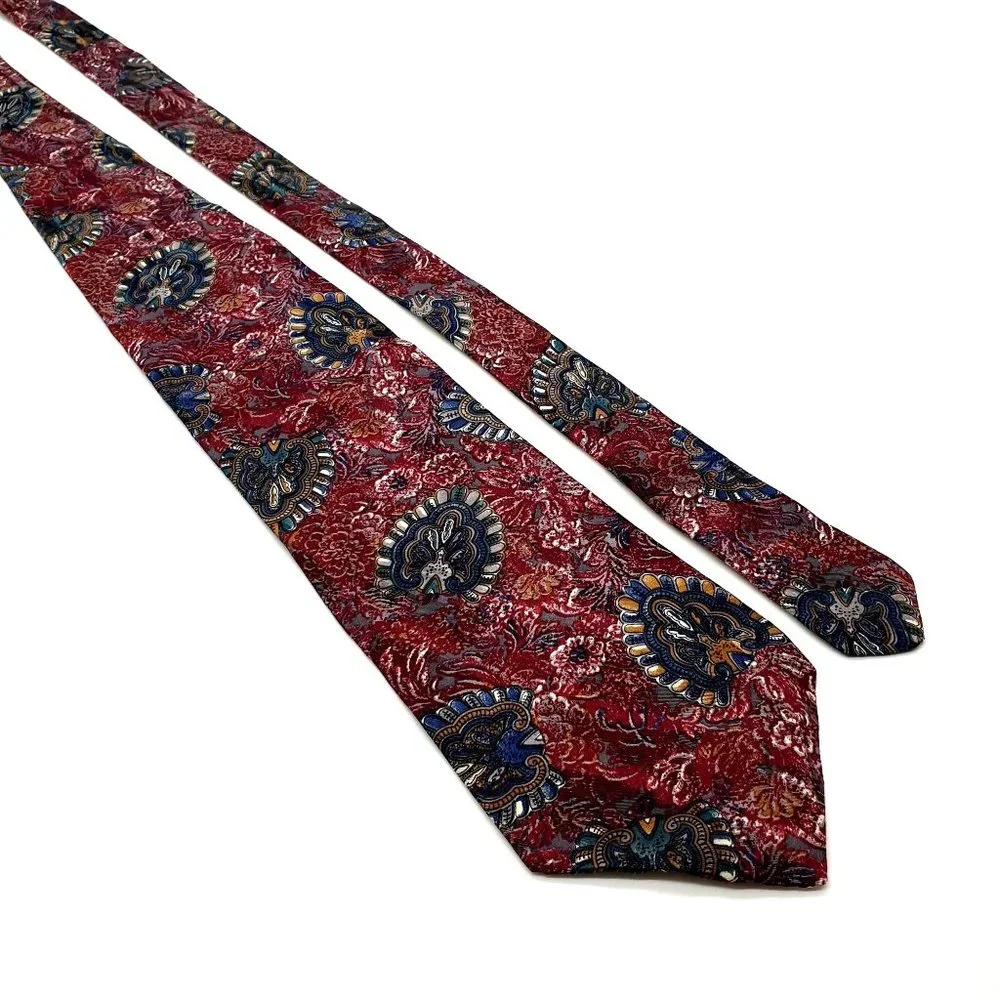 Ambassador Mens Necktie Designer Accessory Office Work Casual Dad Gift - Picture 1 of 5